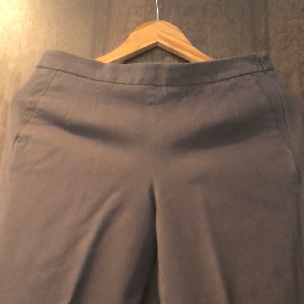 Jcrew grey pants.